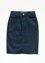Plus Remi Navy Denim Skirt