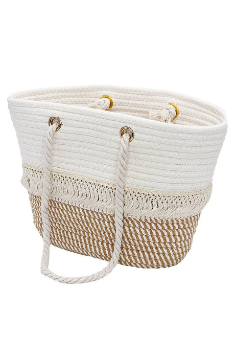 Braided Beach Tote - 477