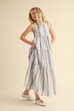 The Indigo Striped Girls Dress