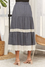 Heirloom Gingham Skirt in Navy