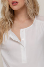 Round Neck Chiffon Blouse style #4541
