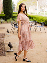 The Stevie Dress in Floral Clay