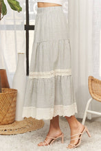 Heirloom Gingham Skirt in Navy