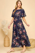 Evangeline in Navy Floral