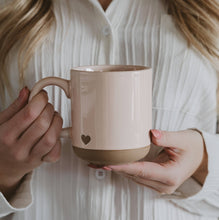 Heart Pink Stoneware Coffee Mug - Skirtz & Co