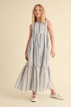 The Indigo Striped Girls Dress