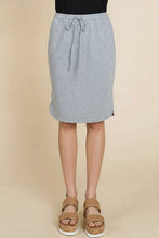 The Blair Skirt in Heather Grey