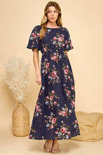 Evangeline in Navy Floral