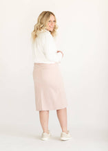 Remi Rose Denim Midi Skirt