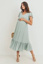 Alette Maternity Dress in Powder Blue