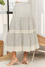 Heirloom Gingham Skirt in Navy