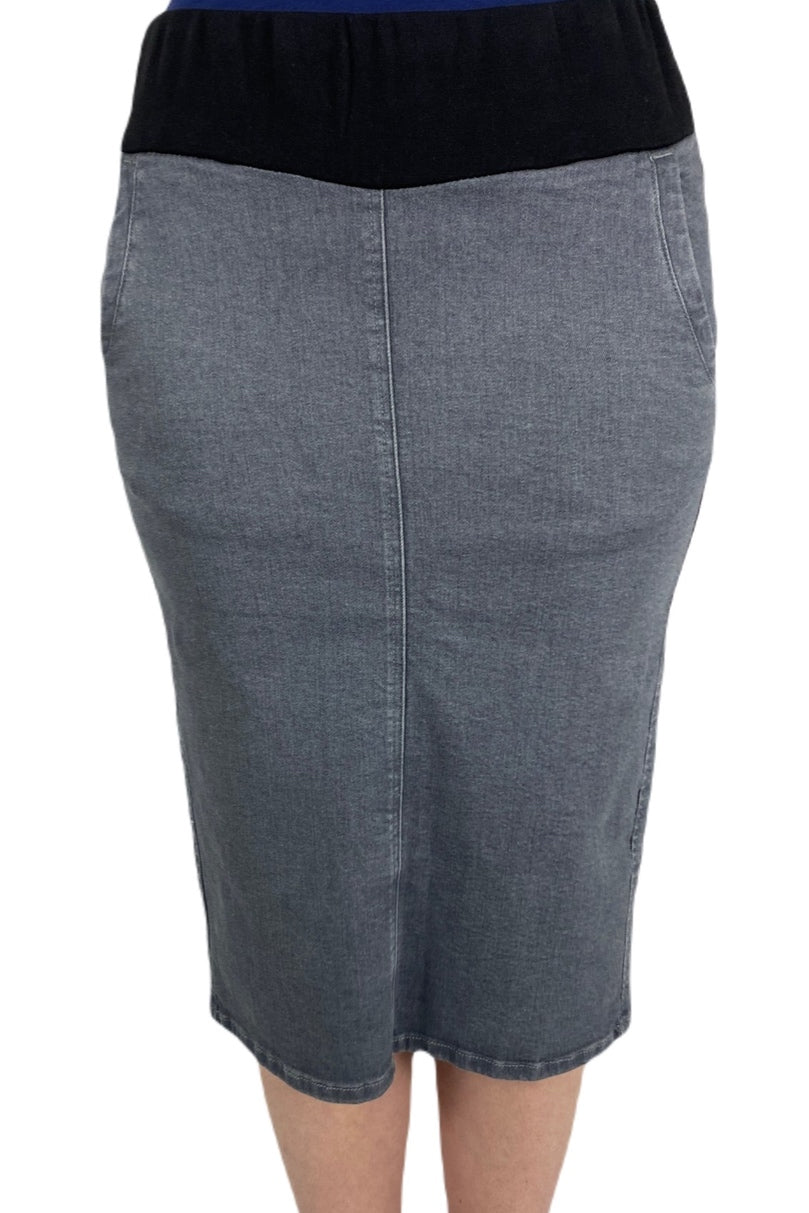 Plus Maternity Denim Skirt Style 202-TR4D
