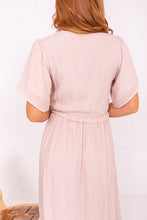 Tess Dress in Sheer Pink