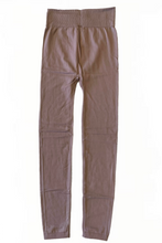 Seamless Fleece Lined Legging 528 in Mocha