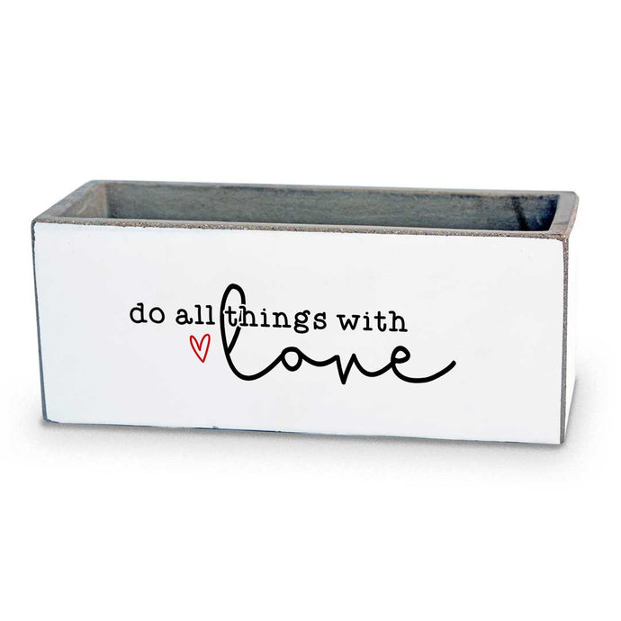 Do All Things With Love Succulent Pot