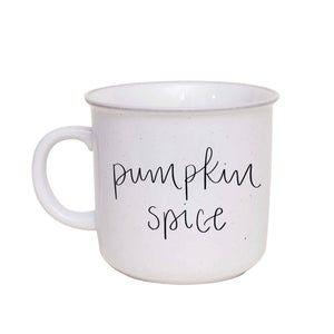 Pumpkin Spice Rustic Campfire Coffee Mug