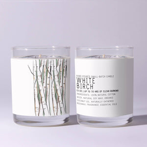 White Birch - Just Bee Candles 7 oz and 3.5 oz