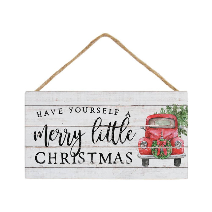 Merry Little Christmas Wooden Sign PHA1099