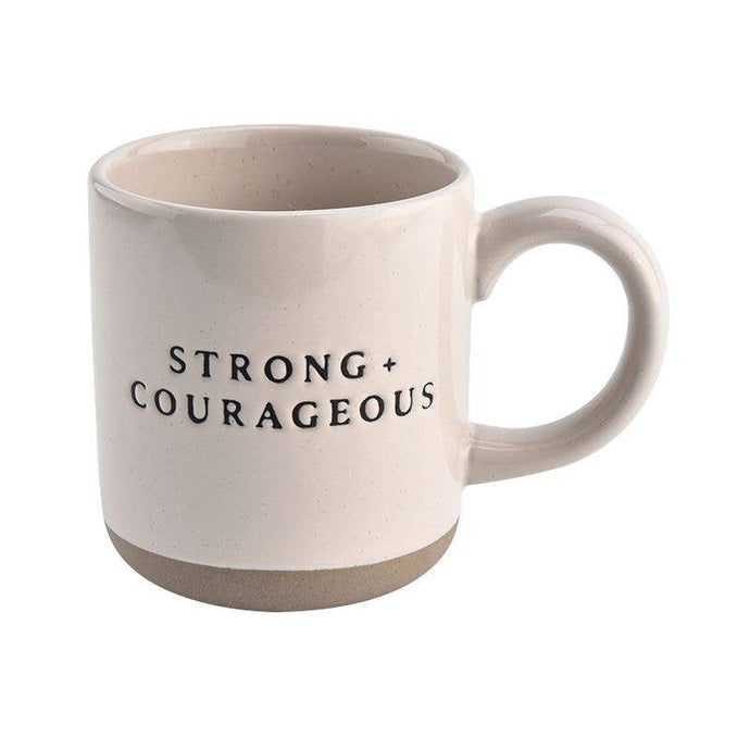 Strong + Courageous Coffee Mug