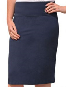 Basic Cotton Pencil Skirt Style 1434 - The Skirt Boutique