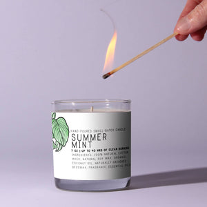 Summer Mint - Just Bee Candle 7 oz