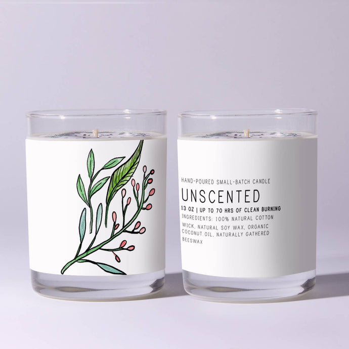 Unscented - Just Bee Candle 7 oz