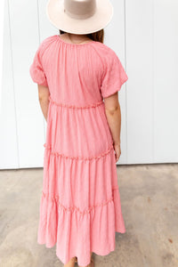 Serena Flamingo Pink Dress