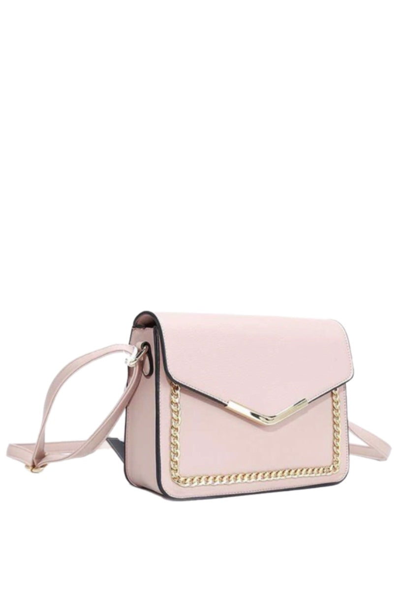 Envelope Design Handbag Style 1384 in Pink