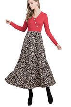 Leopard Midi dress Style 5603