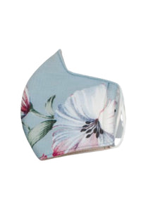 Cotton Face Mask Style 1000 in Cool Hawaiian Print
