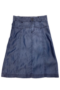 Calf Length Denim Skirt Style 186/31F