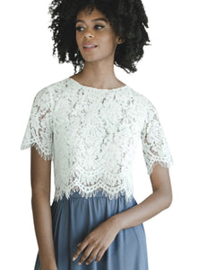 Lace Crop Top Style:1700