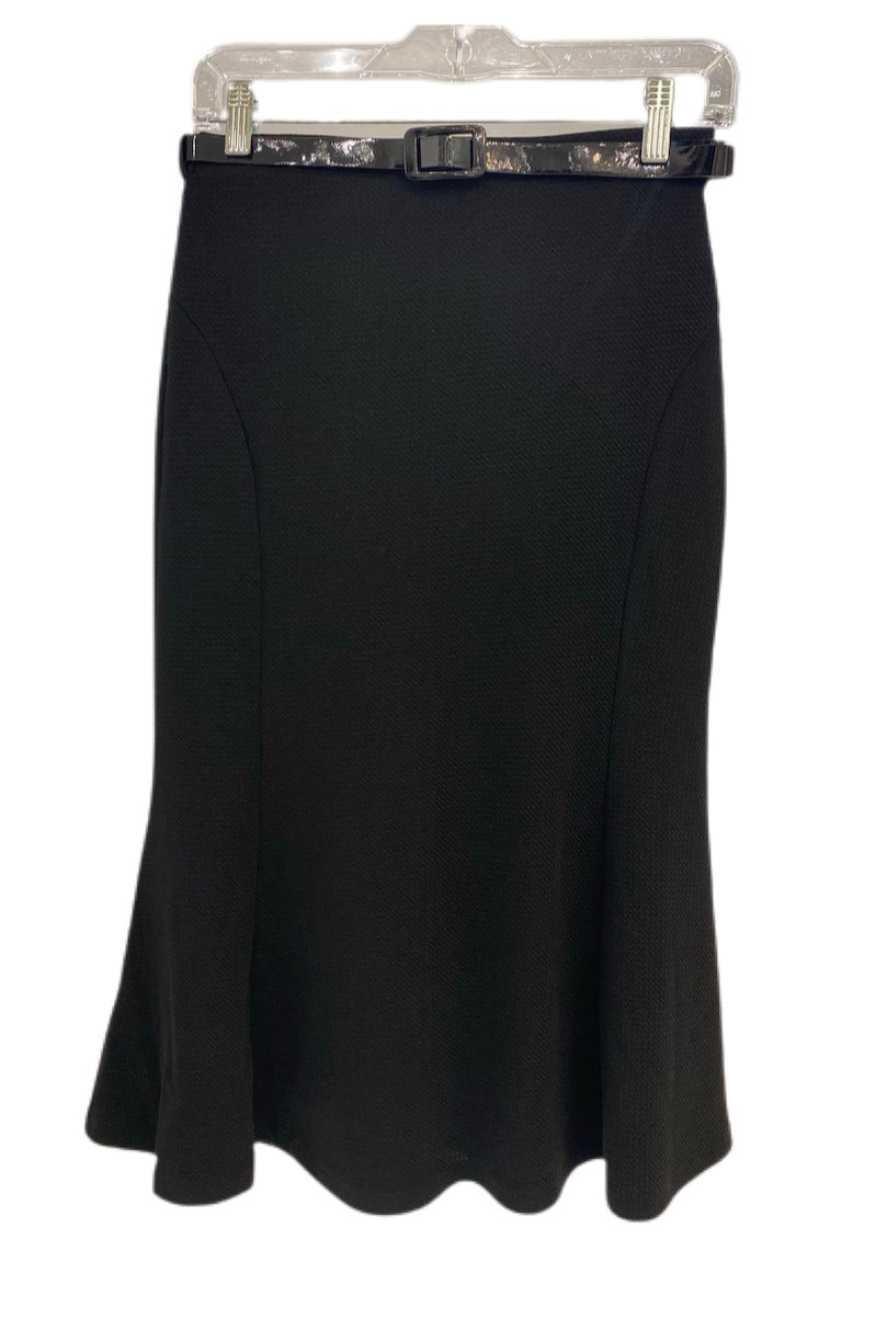 Midi Dressy Skirt Style 4268 in Black or Burgundy