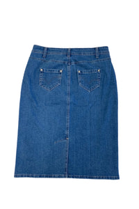 Blue Denim Skirt 107-12B