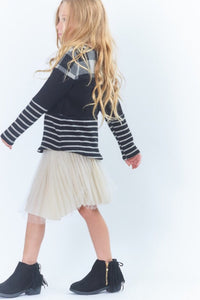 Kids Checkered Solid Striped Top Style 4289