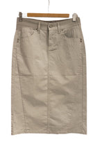 Light Grey Mid-length Skirt 068-12F