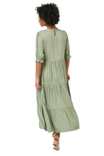 Ruffle Tiered Maxi Dress Style 2594 in Sage
