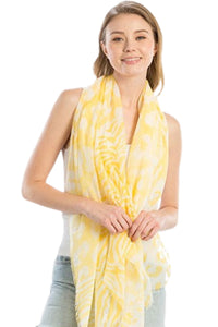 Yellow Summer Scarf Style 824