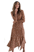 Sierra Copper Floral Dress Style 202018