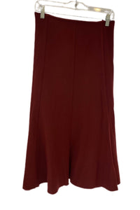 Midi Skirt Style 4021 with belt in Black or Burgundy
