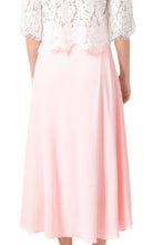 Chiffon Pleated Skirt in Peach Blush Style 3200