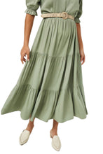 Ruffle Tiered Maxi Dress Style 2594 in Sage