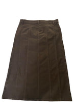 Twill Skirt Style 188-59J in Brown