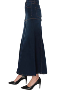 Long Denim Skirt Style 89063