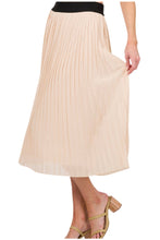 Chiffon Pleated Midi Skirt Style 1004