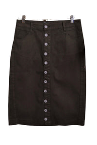 Black button skirt Style 719/1-53B