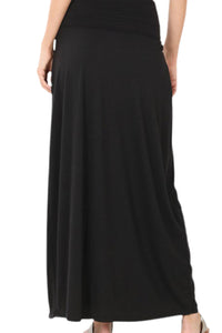 Premium Maxi Skirt Style 1343 in Black