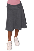 Girls Skater Skirt Style 1472 in Dark Charcoal or Heather Grey