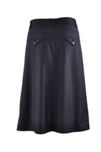 Sleek Chic Midi Skirt Style 0586 in Khaki or Navy - The Skirt Boutique