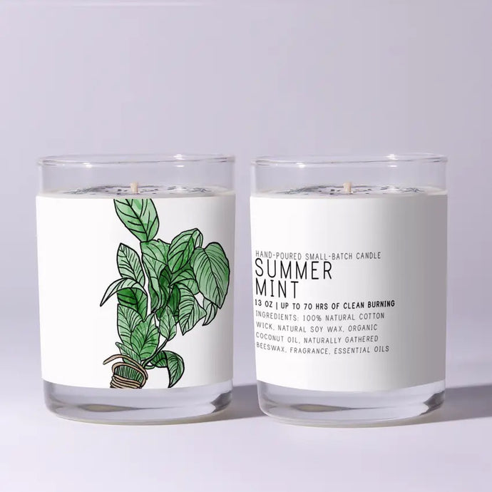 Summer Mint - Just Bee Candle 7 oz